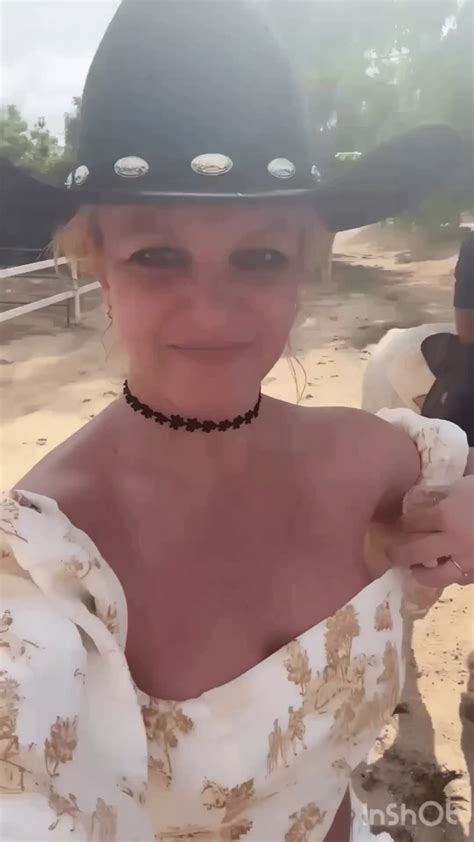 britney spears topless horseback riding|A TOPLESS Britney Spears goes horseback riding in the desert